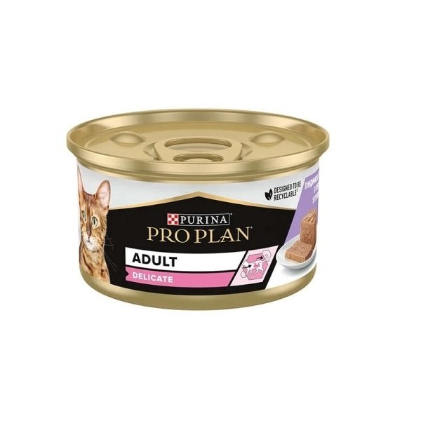 Pro Plan Delicate Hindili Ezme Yetişkin Kedi Konservesi 85gr